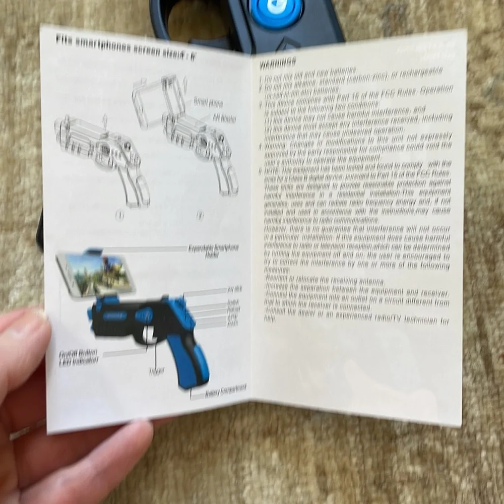 Brand New Worlds AR Augented Reality Gaming Controller Blaster Edition
